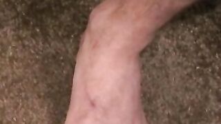 Tattooed slim amateur masturbates solo and cums on plate
