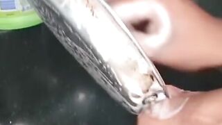 Cute latino amateur twink rides rock solid boner outdoors