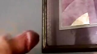 Two straight amateurs are jacking off to porn and cumming