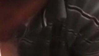 Gay amateurs masturbate to porn while a black guy blows them