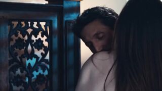 Stepmom Krissy Lynn fucked with teen babe in taboo threesome
