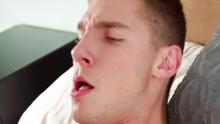 Horny guy barebacking tattoed jock after he sucked his dick