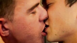 Muscular jocks rimmming and blowing before pounding raw