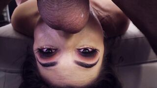 Deep throated lady Brooklyn Gray rimms her lover in POV