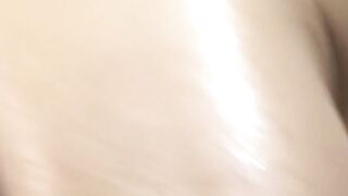 While wanking off in the shower wild twink Nathan stuffs dildo