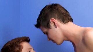 Blowjob and anal with twinks Alan Parish and Timo Garrett