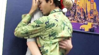 Thin boy Felix mercilessly fucked by his big cock boyfriend