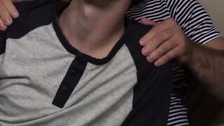 IconMales.com - Jaxton Wheeler, the hot daddy, plays with little Sam Truitt