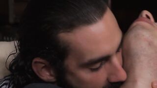 IconMales.com - Jaxton Wheeler, the hot daddy, plays with little Sam Truitt