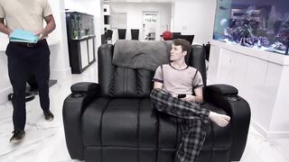 StepsonXXX.com - Appealing Caleb Anthony positions himself in the middle and receives