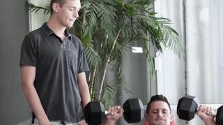 StepsonXXX.com - My sweaty stepdad Jax Thirio shoves his dick deep into my ass after