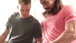 DaddiesPorno.com - Getting out of the closet to feel stepdads cock inside me