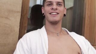 LatinoJuice.com - The wet ass of hot tatted dude Andreas became a slave to my deep po