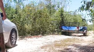 LatinoJuice.com - Tattooed Latino Cain Gomez bred hard outdoors by Robert