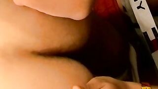 Young hotties Gus and Roma had fun in their wrestling match and smoked fucking togeth