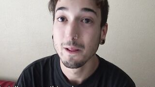 I made sure that every drip of my hot cum spills in Manis pierced tongue