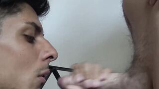 Sexually aroused Pablo X and Alexander Rajesh having fun tasting each others bodies