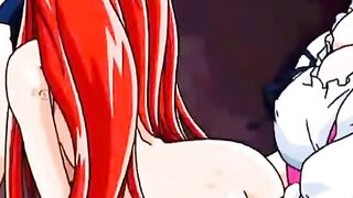Milf and teen lesbian toons