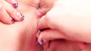Hot blondes tasting their twats