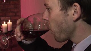 Cutie sub gets toes cumshoted
