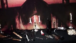 Bondage Bombshell punishing her titted and vagina
