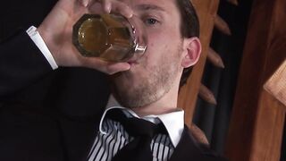 Corseted sub gets banged by her master