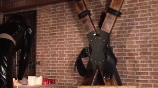 Perfect lover punishing her male sub
