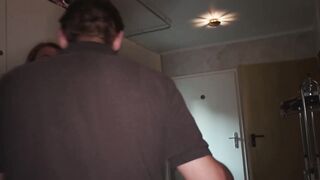 Blonde mom gets fuck by 2 men
