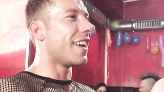 Erotic cuties gets gangbanged