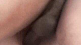 A plump elderly woman named Lacey Starr has a deep mouth and ebony hair