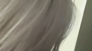 A plump elderly woman named Lacey Starr has a deep mouth and ebony hair