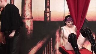 Kinky sub gets punished by bad master