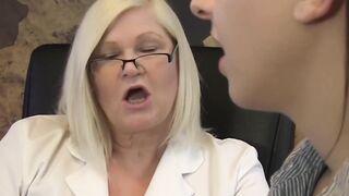 Toys and her tongue are used by Dr Lacey Starr to treat her patient
