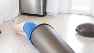 Young klutz Bambi Black nailed hard before facial