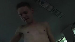 Skinny twinks suck cocks and ass fuck in wild threesome