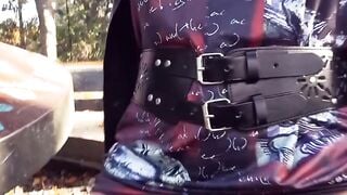 Sex seen into the park with older woman Rubina Public