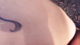 Sex seen into the park with older woman Rubina Public