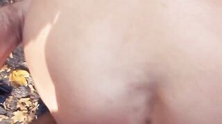 Sex seen into the park with older woman Rubina Public