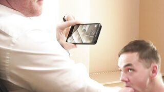 Legrand Wolf bareback fucks his work distraction