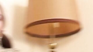 Filthy goddess sucking off penis