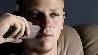 Hardcore doggystyle drill and blowjob with blonde twink