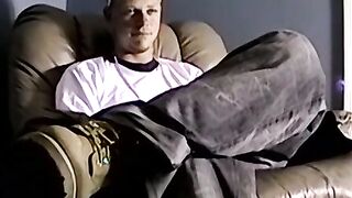 Hardcore doggystyle drill and blowjob with blonde twink