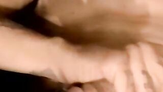 Tattooed amateur jock wanks off his fat cock and cums
