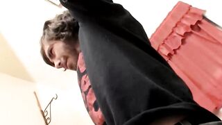 Straight guy Samuel Phatom works his cock and lets the cream pump out his dick