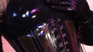 Pvc lesbians masturbates their asses