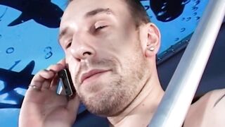 EU college girl getting throat fuck