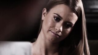 PornTaboos.com - Sexy brunette pleases dad and mom in a taboo family affair