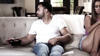 PornTaboos.com - Sexy brunette pleases dad and mom in a taboo family affair