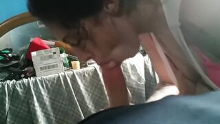 Horny Woman Sucking Big Dick
