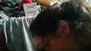 Horny Woman Sucking Big Dick